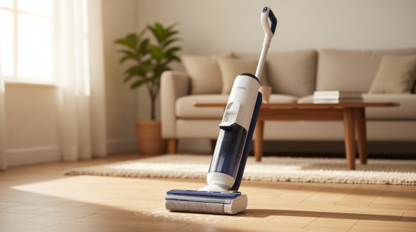 Tineco iFLOOR 5 Breeze Complete Wet Dry Vacuum Cordless Floor Washer, One-Step Cleaning for Hard Floors, Edge Clean, Auto Self-Cleaning, Lightweight & Cordless Design