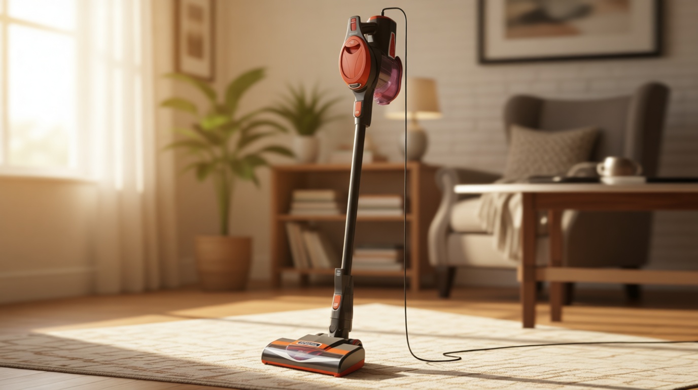 Shark Rocket Ultra-Light Corded Bagless Vacuum for Carpet and Hard Floor Cleaning with Swivel Steering (HV301), Gray/Orange