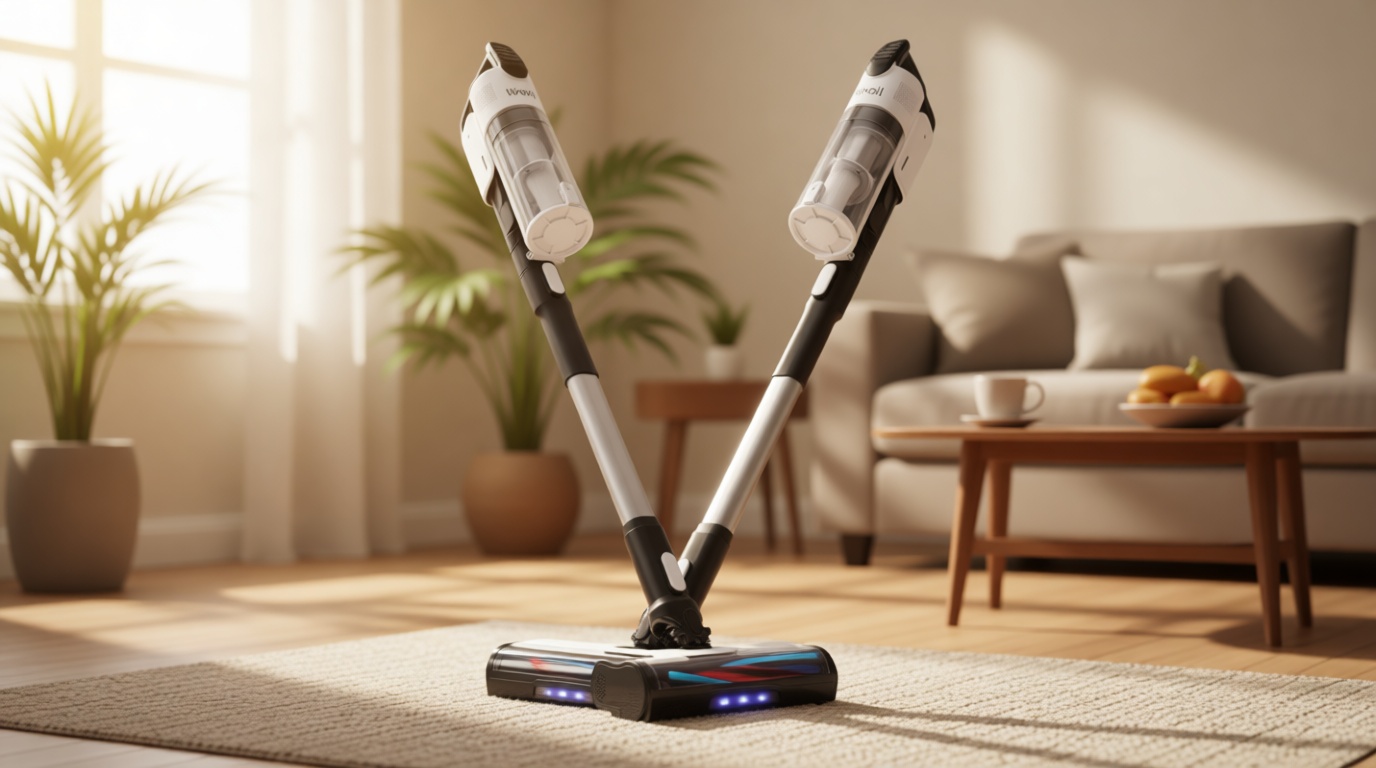 LEVOIT Cordless Vacuum Cleaner, Stick Vac with Tangle-Resistant Design, Up to 50 Minutes, Powerful Suction, Rechargeable, Lightweight, and Versatile for Carpet, Hard Floor, Pet Hair, LVAC-200
