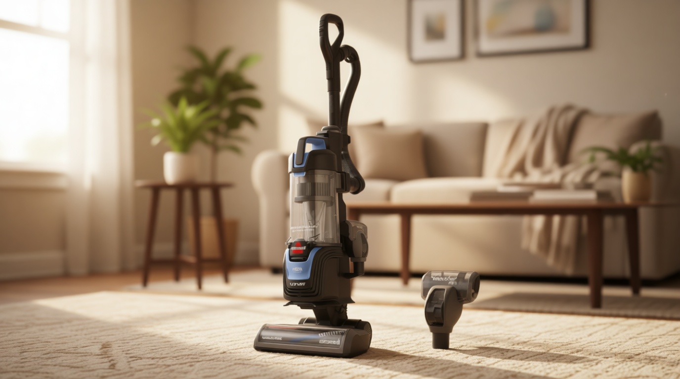 Bissell Pet Hair Eraser Allergen Lift-Off with Powerful Suction, HEPA, Tangle-Free Brush Roll, 39883