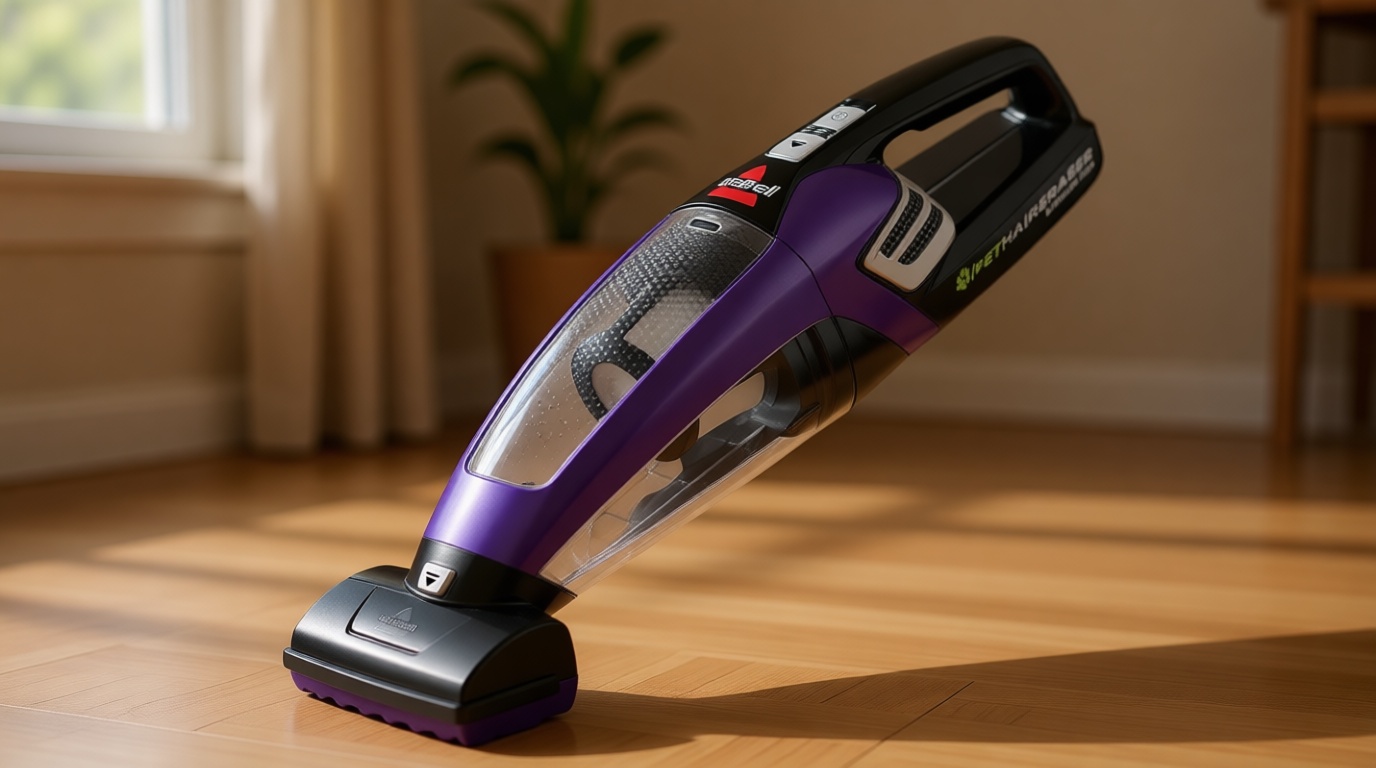 Bissell Pet Hair Eraser Cordless Hand Vacuum, Lithium Ion, Home, Auto, and Pet Vacuum, Easy-Empty Dirt Bin, Upholstery Tool, Brush Tool, and Crevice Tool Included, 2390A