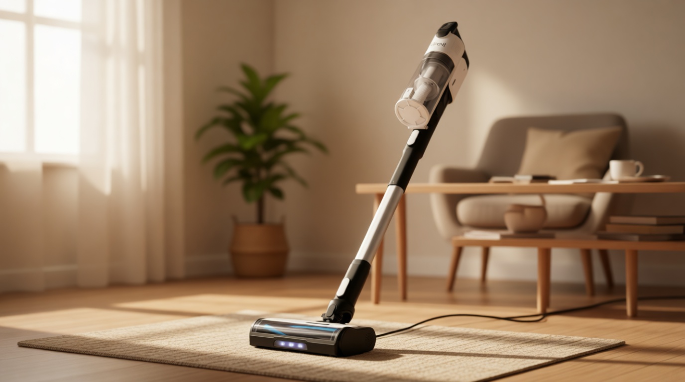 LEVOIT Cordless Vacuum Cleaner, Stick Vac with Tangle-Resistant Design, Up to 50 Minutes, Powerful Suction, Rechargeable, Lightweight, and Versatile for Carpet, Hard Floor, Pet Hair, LVAC-200