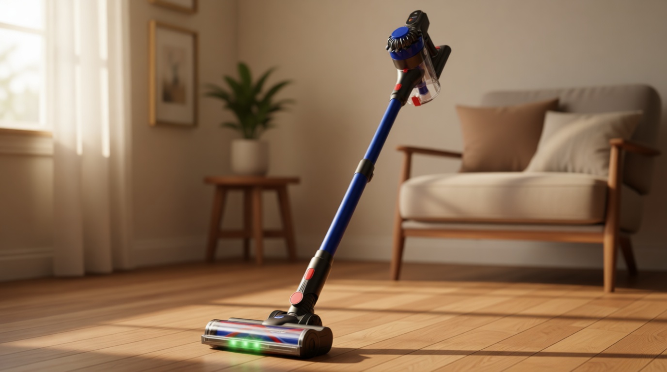 KARDV Cordless Vacuum Cleaner, 500W/40Kpa Vacuum Cleaners for Home, 60Mins Stick Vacuum with LED Display, Anti-Tangle & Wall Mount Charging, 8 in 1 Lightweight Vacuum for Hard Floors Carpet Pet Hair