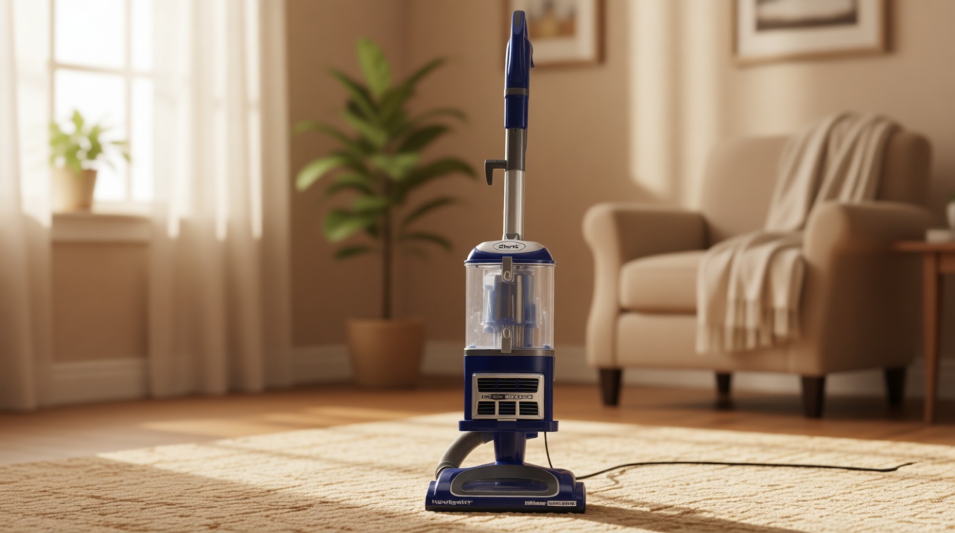 Shark Upright Vacuum, Navigator Lift-Away Deluxe with Large Dust Cup Capacity, HEPA Filter, Swivel Steering, Upholstery Tool & Crevice Tool, Blue, NV360