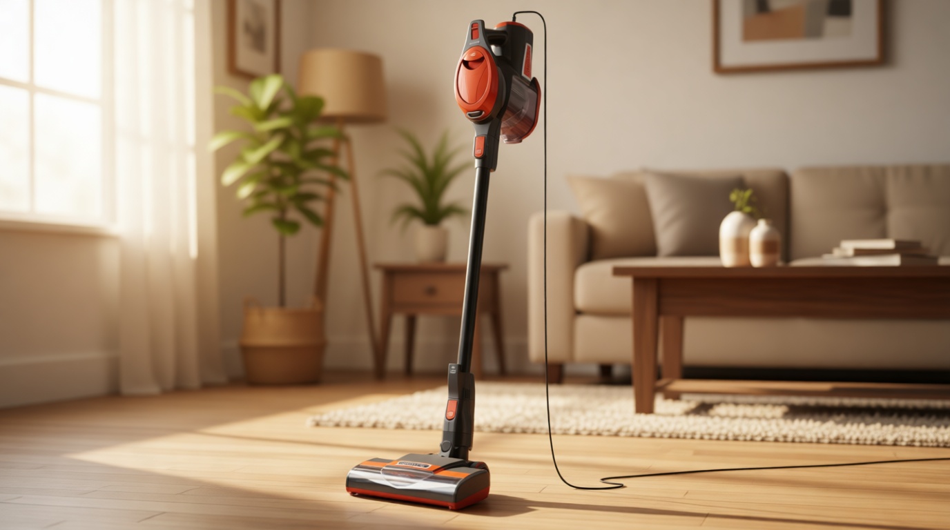 Shark Rocket Ultra-Light Corded Bagless Vacuum for Carpet and Hard Floor Cleaning with Swivel Steering (HV301), Gray/Orange