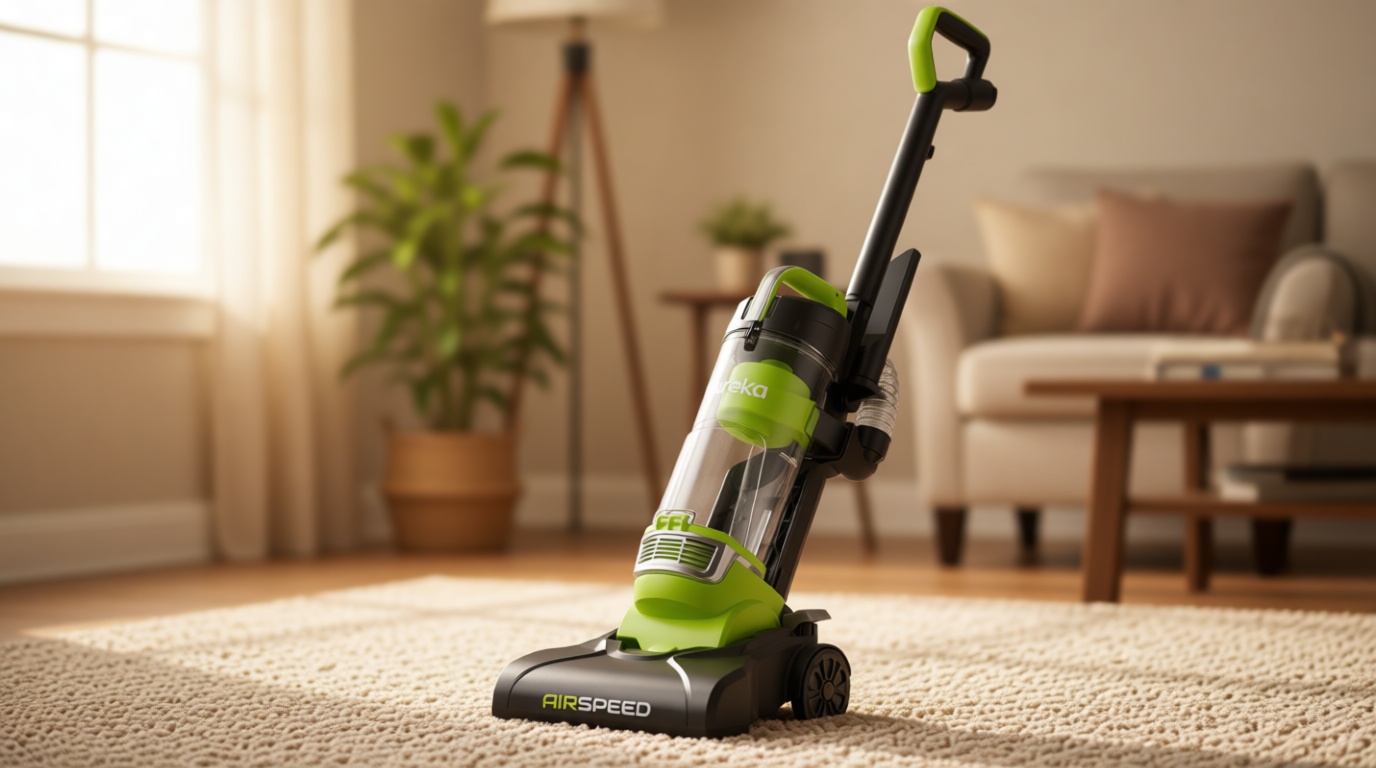 Eureka Airspeed Ultra-Lightweight Compact Bagless Upright Vacuum Cleaner, NEU10AE4, Green