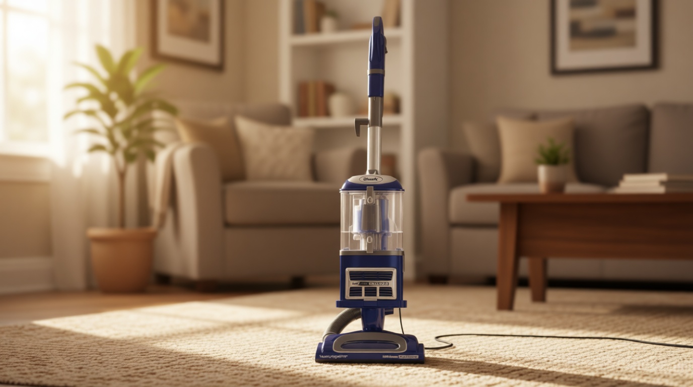 Shark Upright Vacuum, Navigator Lift-Away Deluxe with Large Dust Cup Capacity, HEPA Filter, Swivel Steering, Upholstery Tool & Crevice Tool, Blue, NV360