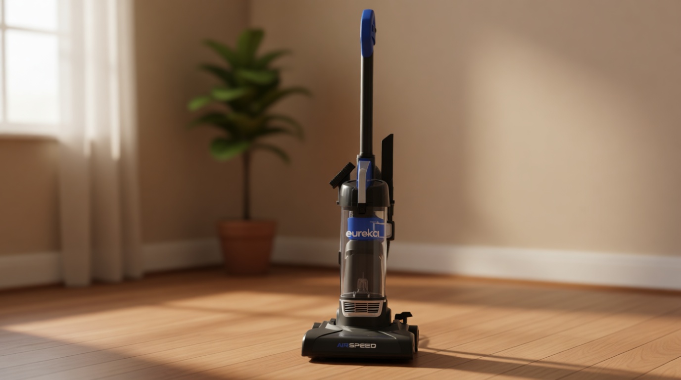 Eureka NEU10AE5 Powerful Bagless Upright Vacuum Cleaner Carpet and Floor, AirSpeed Ultra-Lightweight Vacuum Cleaner, w/ Replacement Filter, Blue