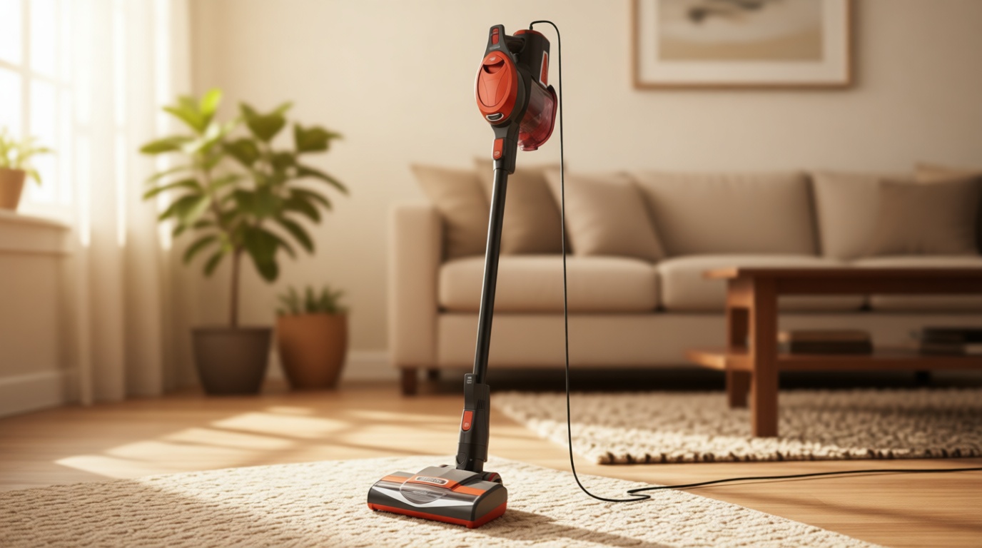 Shark Rocket Ultra-Light Corded Bagless Vacuum for Carpet and Hard Floor Cleaning with Swivel Steering (HV301), Gray/Orange