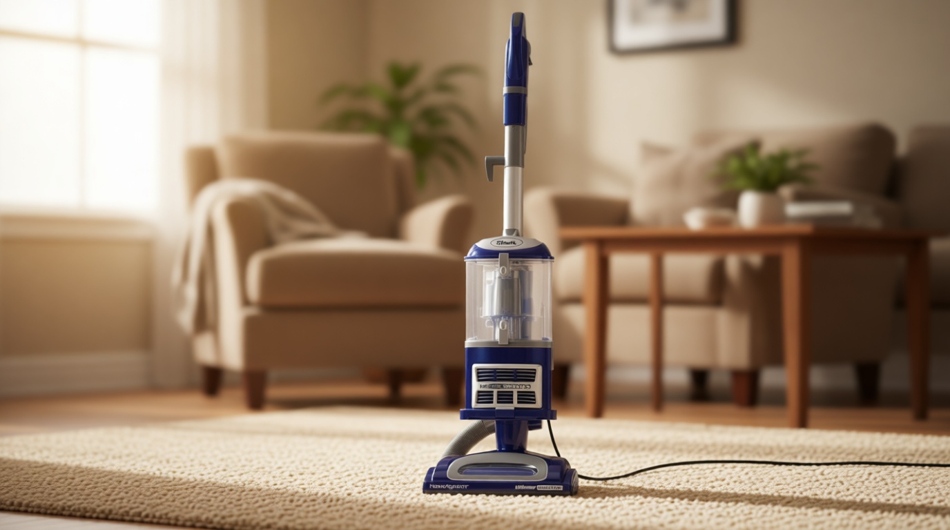 Shark Upright Vacuum, Navigator Lift-Away Deluxe with Large Dust Cup Capacity, HEPA Filter, Swivel Steering, Upholstery Tool & Crevice Tool, Blue, NV360