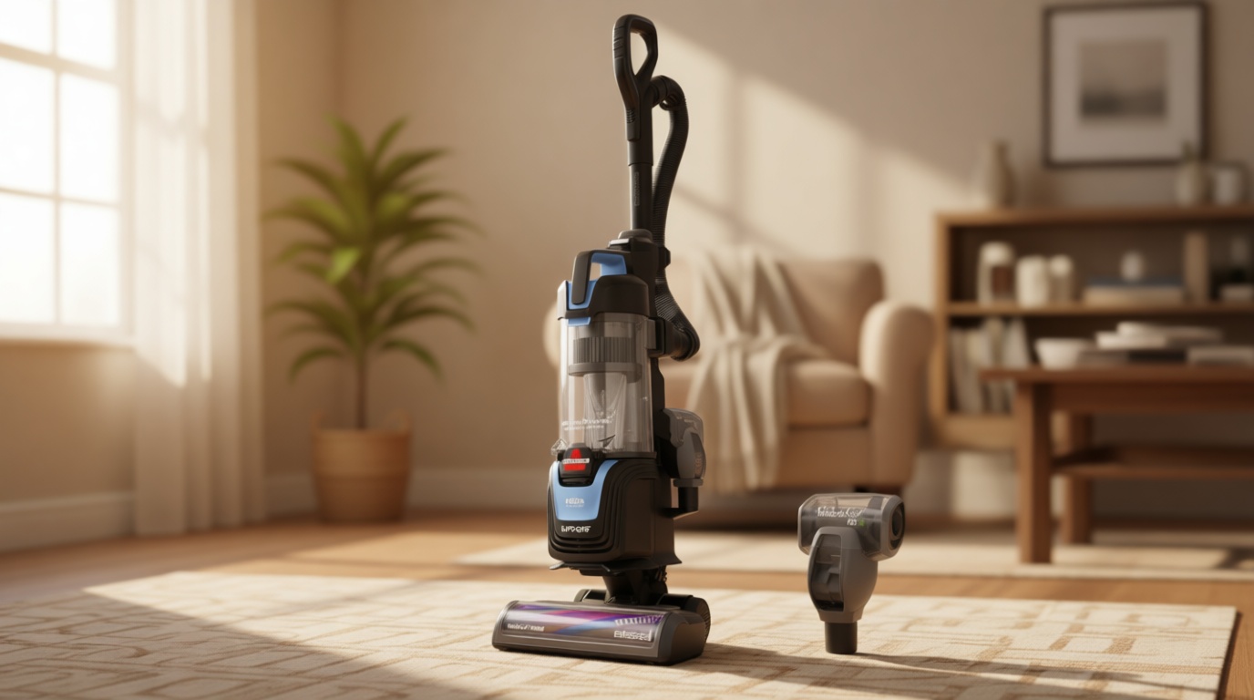 Bissell Pet Hair Eraser Allergen Lift-Off with Powerful Suction, HEPA, Tangle-Free Brush Roll, 39883