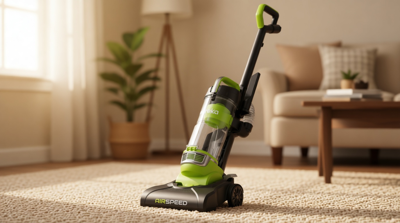 Eureka Airspeed Ultra-Lightweight Compact Bagless Upright Vacuum Cleaner, NEU10AE4, Green