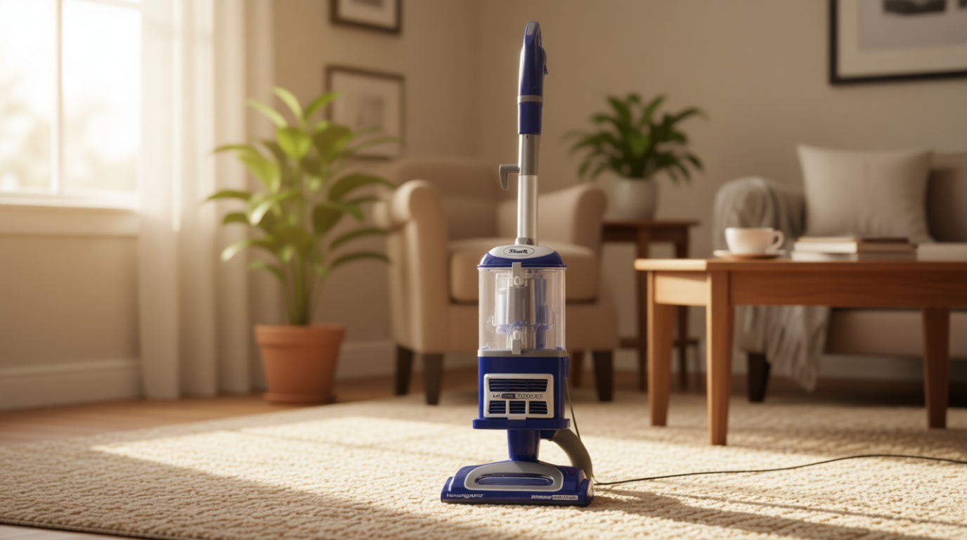 Shark Upright Vacuum, Navigator Lift-Away Deluxe with Large Dust Cup Capacity, HEPA Filter, Swivel Steering, Upholstery Tool & Crevice Tool, Blue, NV360