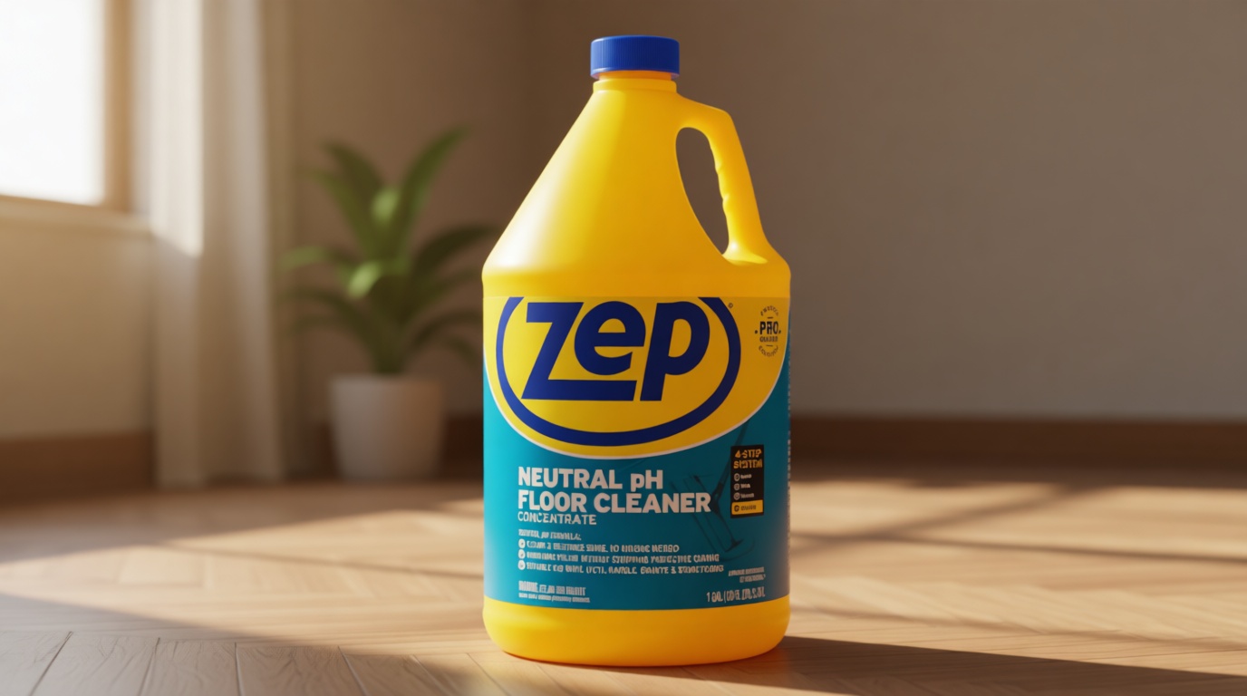 Zep Neutral PH Industrial Floor Cleaner - 1 Gallon - ZUNEUT128 - Concentrated Pro Trusted All-Purpose Floor Cleaner [Amazon-developed Certification] Compact by Design