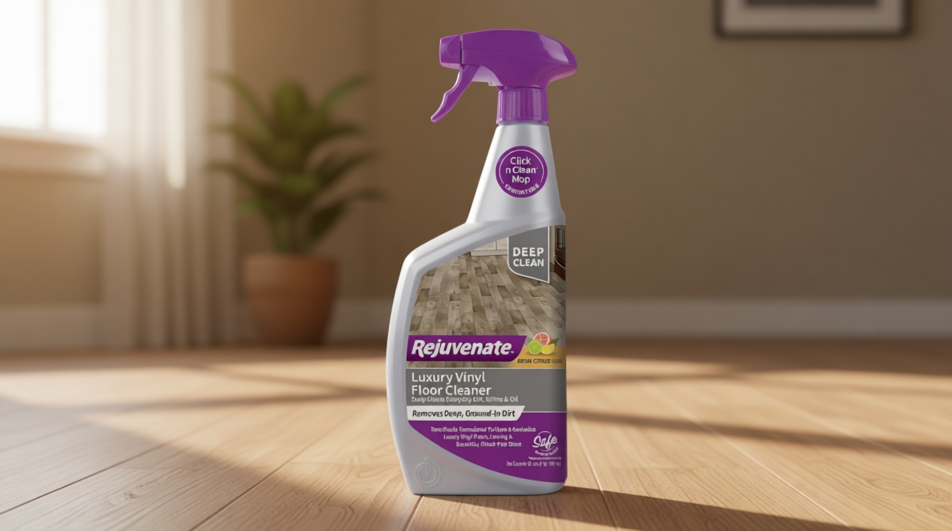 Rejuvenate Luxury Vinyl Floor Cleaner Gently Cleans And Revitalizes Luxury Vinyl Floors, 32 Ounces