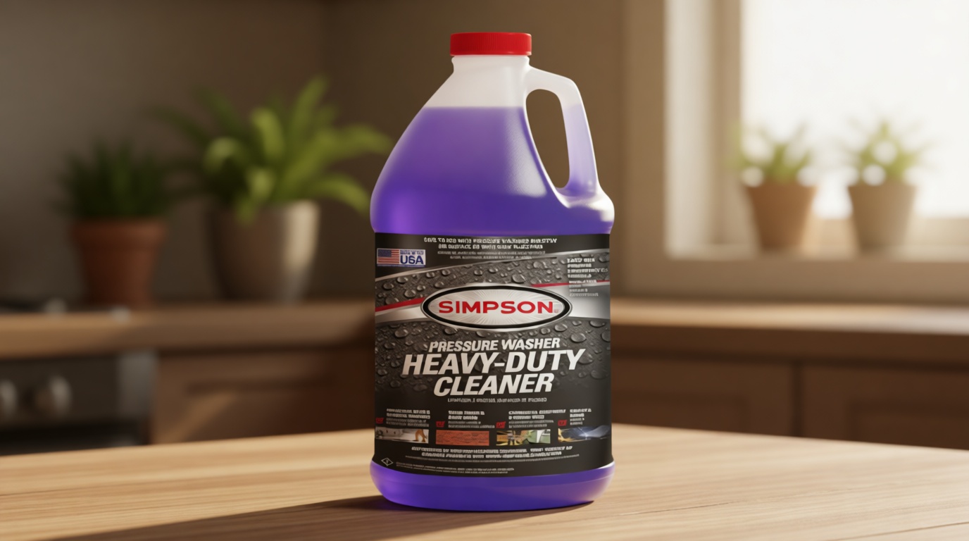 Simpson Cleaning Concentrated Soap Solution for Pressure Washers and Spray Bottles, Use on Concrete, Vinyl Siding Cleaner, Appliances, Windows, Cars, Fences, Decks, 88282 Purple, 1 Gallon