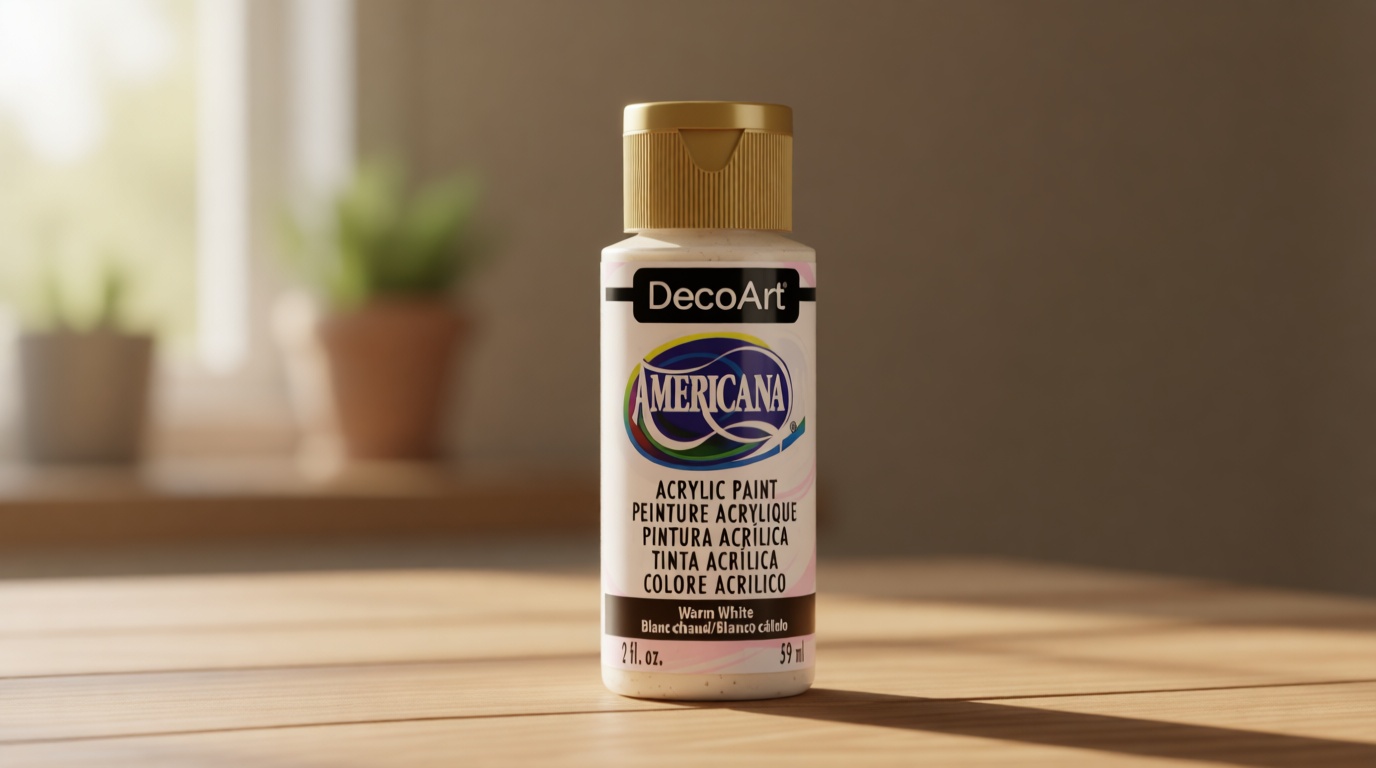DecoArt Americana Acrylic Paint, 2-Ounce, Warm White