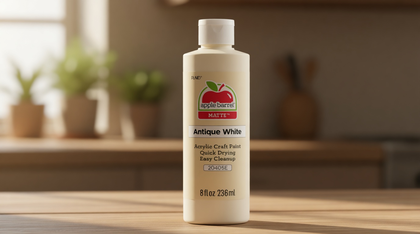 Apple Barrel Acrylic Paint in Assorted Colors (8 Ounce), J20405 Antique White- Pack of 1