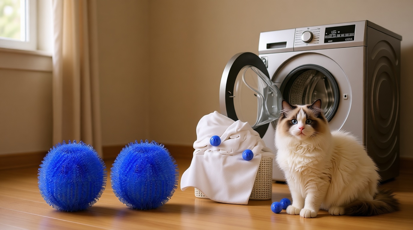 Pet Hair Remover for Laundry, Reusable Dog & Cat Hair Remover Tool, Effectively Removes Pet Hair, Lint and Dander from Bedding and Clothing, Suitable for Washing Machines, Dryers -12PCS