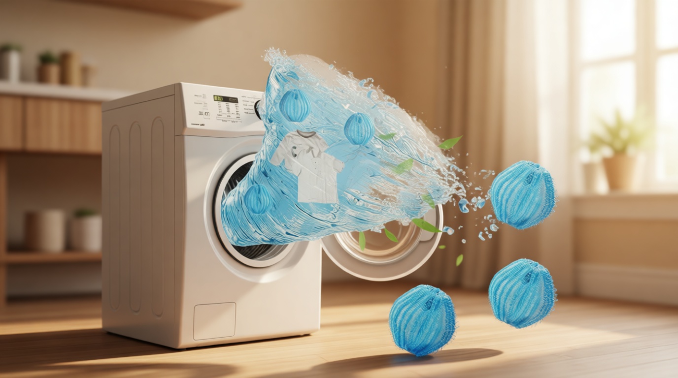 Reusable Laundry Hair Remover Balls - Lint Catcher for Washer & Dryer - Easy Home Solution for Removing Pet Hair, Lint & Fur from Clothes and Bedding