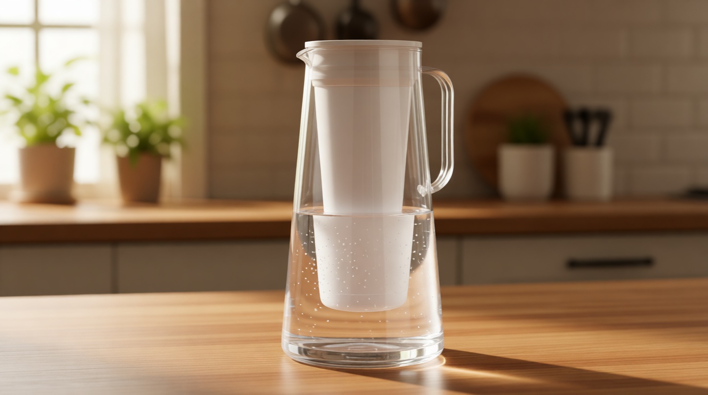 LifeStraw Home – Water Filter Pitcher, 10-Cup, White, BPA Free Designed for Everyday Protection Against Bacteria, parasites, microplastics, Lead, Mercury, PFAS and a Variety of Chemicals