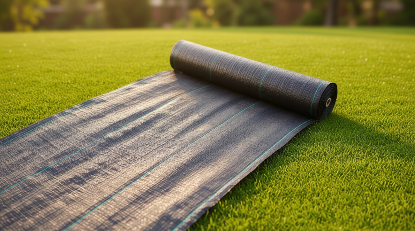 4ftx100ft Weed Barrier Landscape Fabric Heavy Duty, 3.2oz Weed Barrier Fabric, Easy Setup Woven Garden Weed Fabric Landscaping Fabric