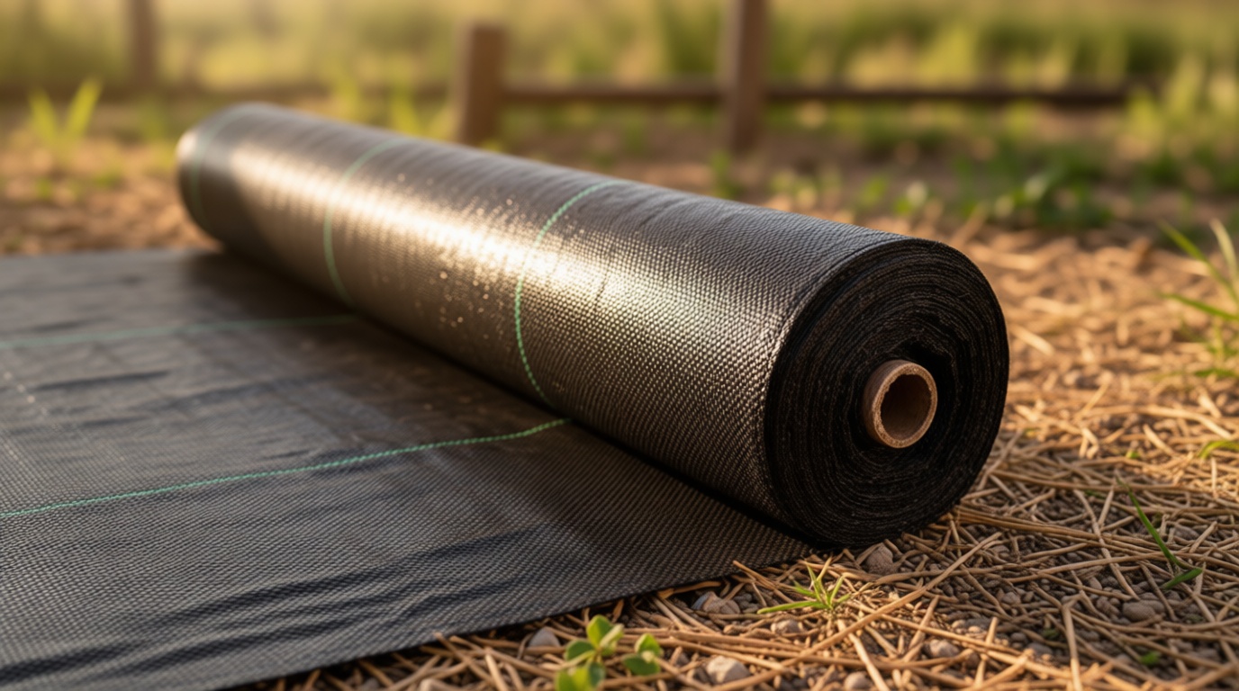 EXTRAEASY Weed Barrier Fabric 3.2oz Heavy Duty - 4ft x 300ft Landscape Fabric | Easy Install & Rugged Plastic Ground Cover Weed Barrier with UV Protection for Gardens, Landscaping Fabric