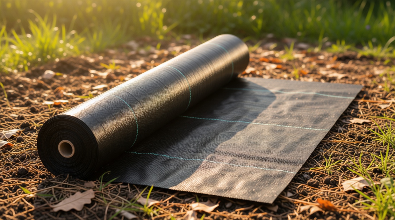 VEVOR Weed Fabric Barrier Heavy Duty, 4x300FT 5.8oz Weed Blocker Fabric, Woven Landscape Fabric, Garden Fabric Weed Barrier, Weed Control Fabric Ground Cover, Geotextile Fabric, Gardening Mat, Black