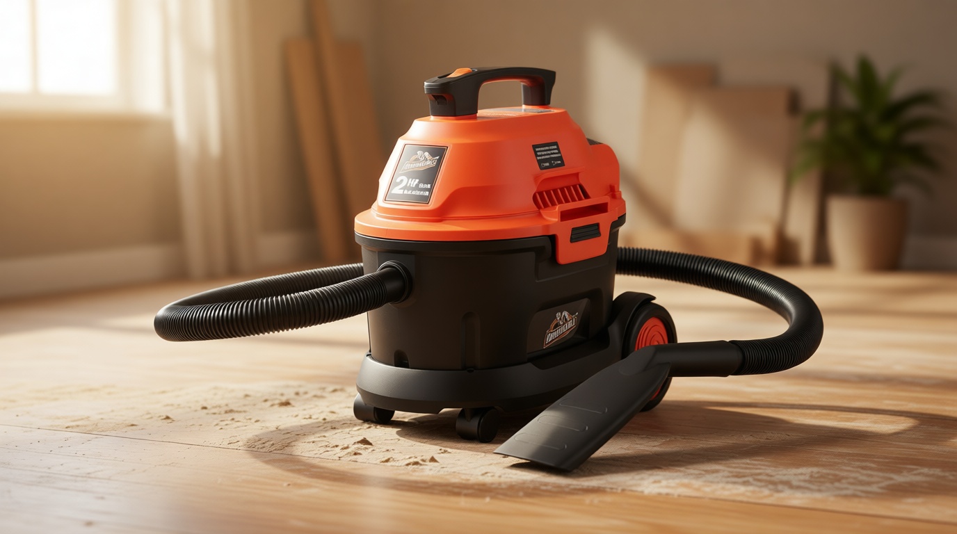 Armor All AA255W Wet/Dry Utility Vac 2.5 Gallon, 2.5-Gallon,120 Volts (AC), Orange/Black