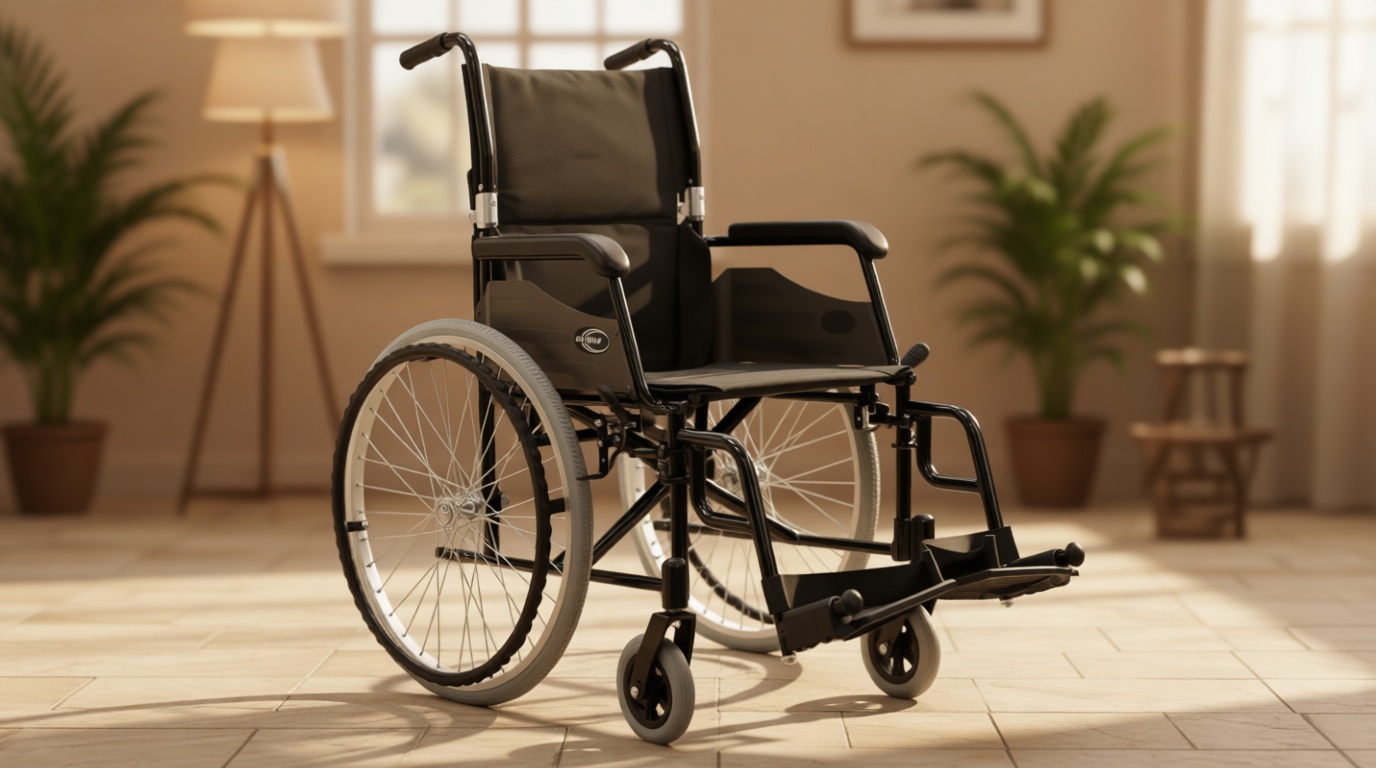 Karman 24 pounds LT-980 Ultra Lightweight Wheelchair Black