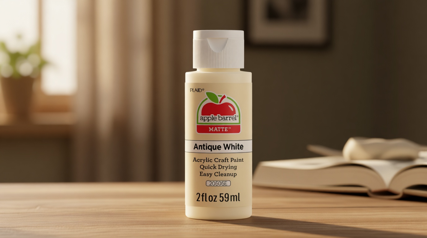 Apple Barrel Acrylic Paint in Assorted Colors (2 oz), 20505, Antique White