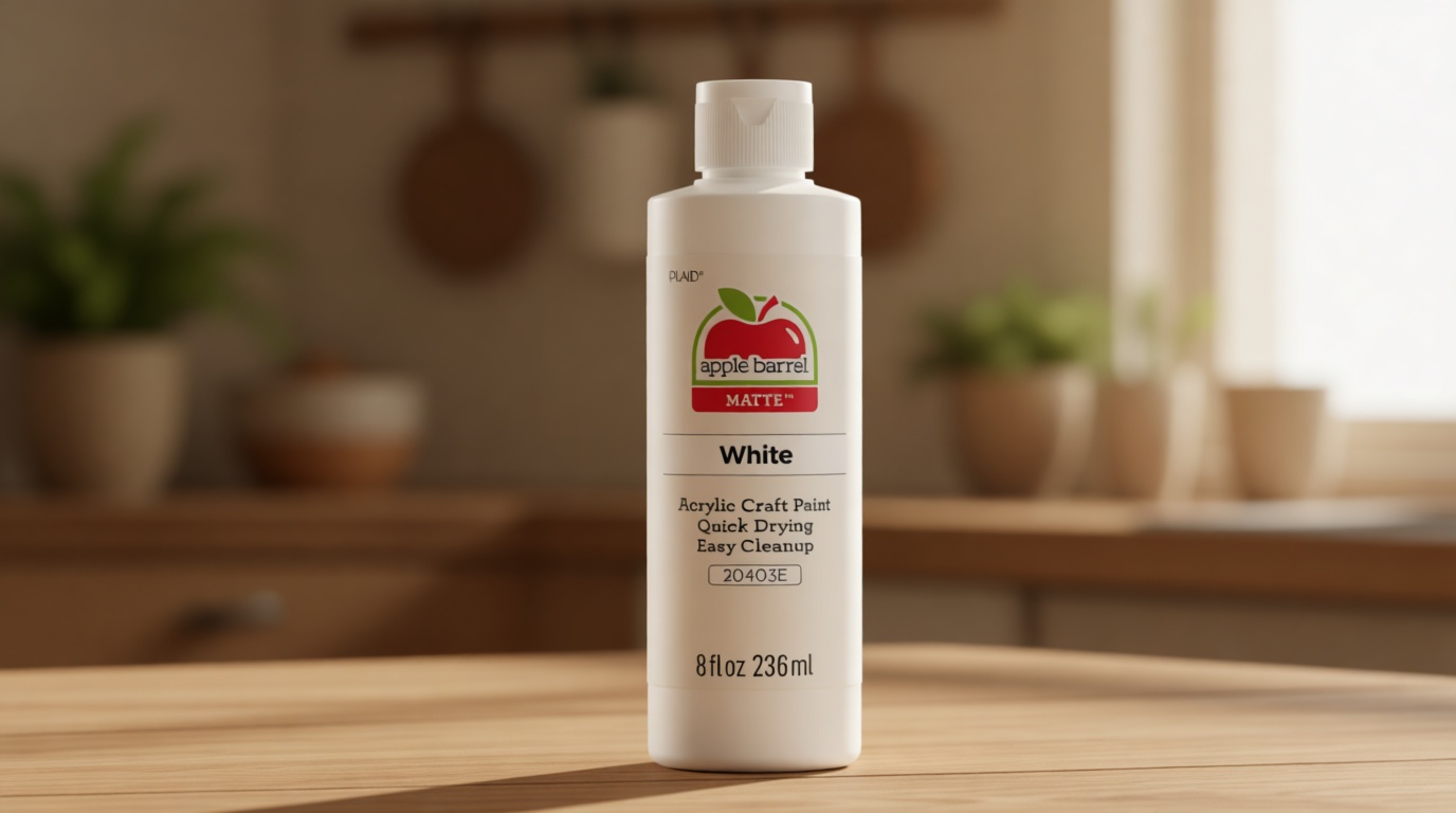 Apple Barrel Acrylic Paint in Assorted Colors (8 Ounce), 20403 White