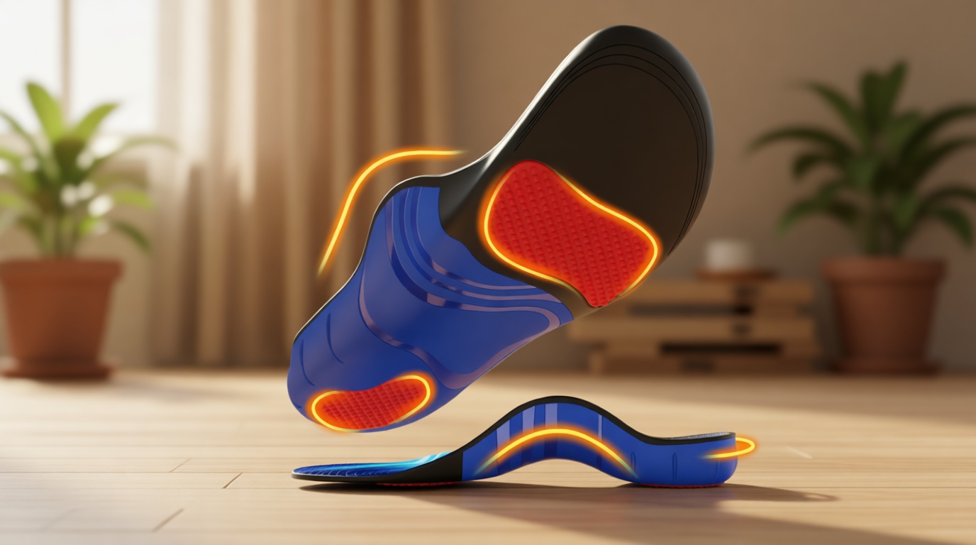 NEUPU 240+lbs Plantar Fasciitis Insoles Men Women, Comfort Heavy Duty High Arch Support Insoles for Pain Relief Absorb Shock, Work Boot Shoe Inserts Orthotic for Flat Feet, Pronation, Heel & Foot Pain