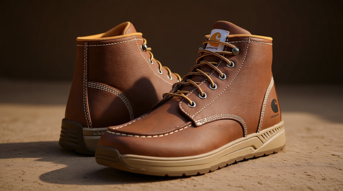 Carhartt Men's CMX4023 Lightweight Wedge Moc Toe Chukka