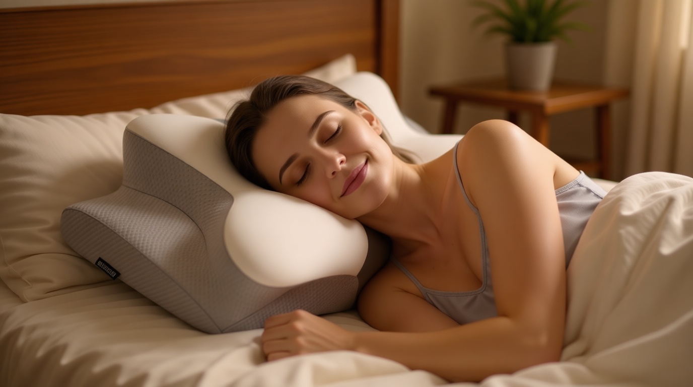 Cervical Neck Pillow for Pain Relief - Ergonomic Pillow Side Sleeper Pillow for Sleeping, Orthopedic Bed Pillow Neck Support Pillow, Contour Memory Foam Pillows for Side Back Stomach Sleepers OEKO-TEX STANDARD 100