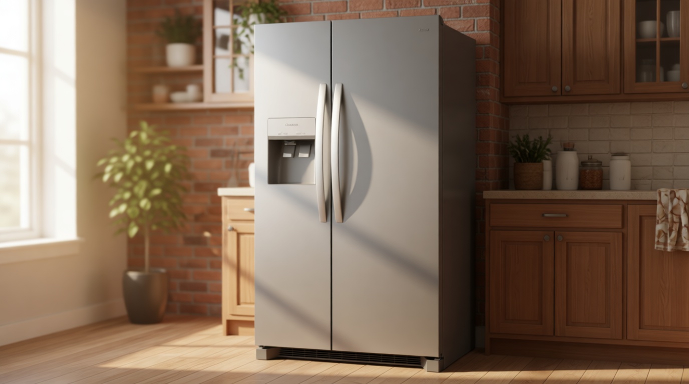 Frigidaire 36.1 in. 22.3 cu. ft. Counter Depth Side-by-Side Refrigerator in Stainless Steel