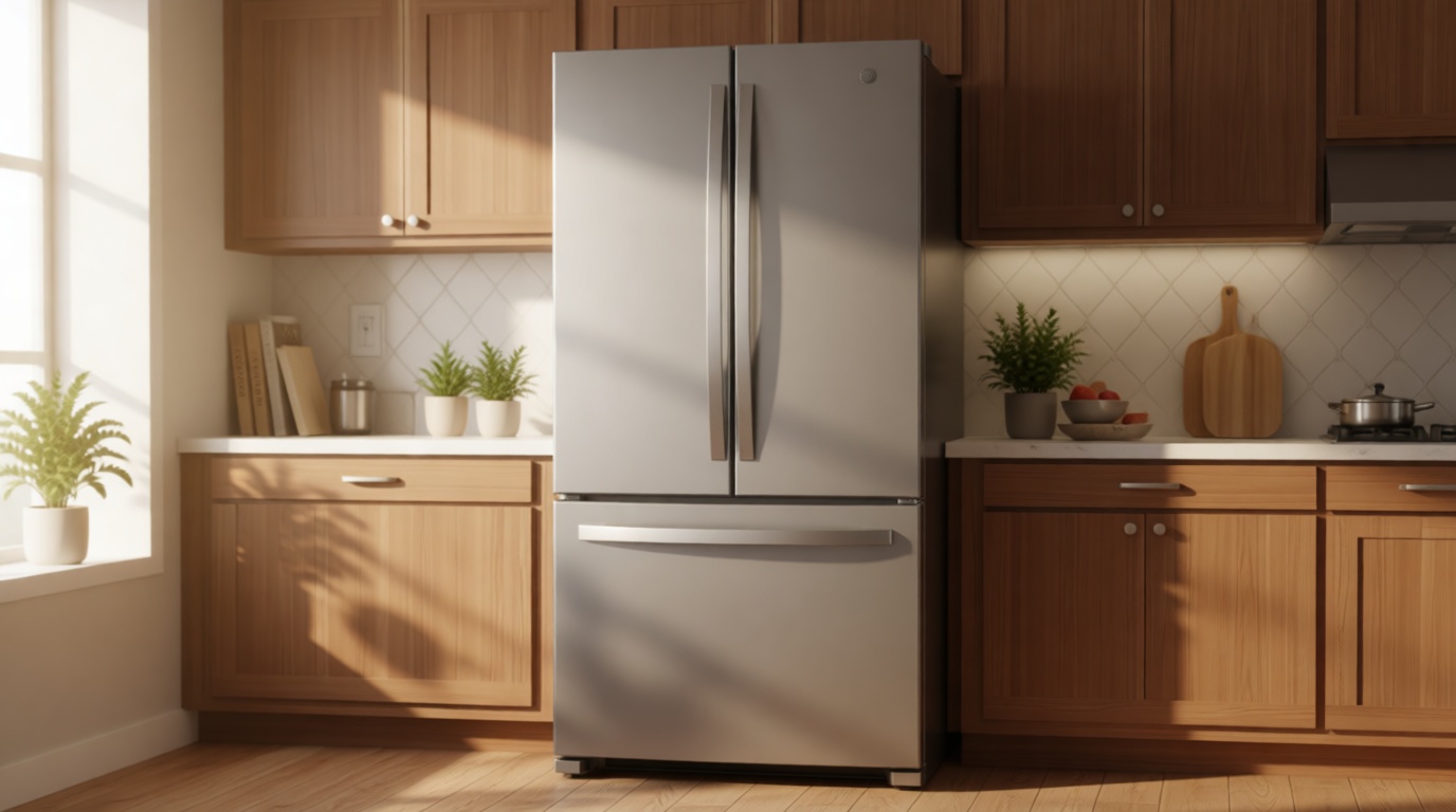 GE 24.7 cu. ft. French Door Refrigerator in Fingerprint Resistant Stainless Steel ENERGY STAR