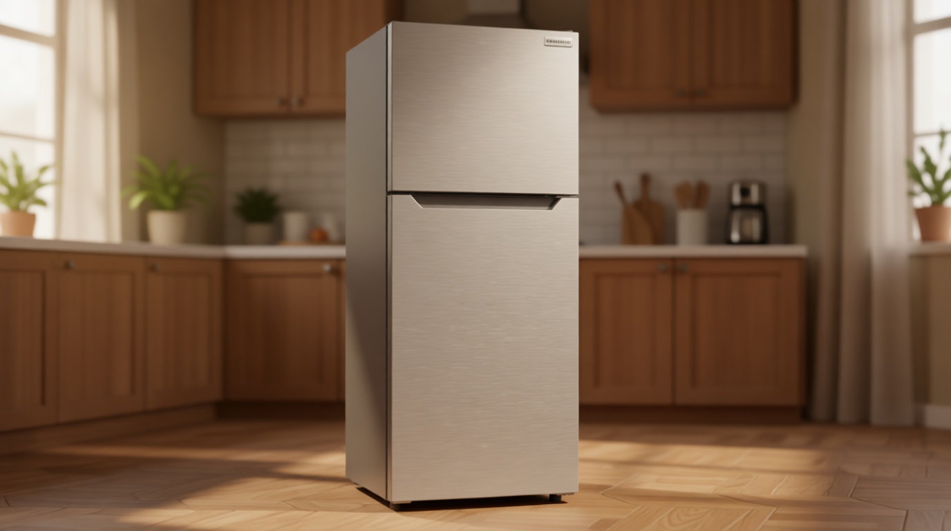 Frigidaire, Frost Free Top Mount 2 Door Apartment Size Refrigerator with Freezer, 10 CU FT