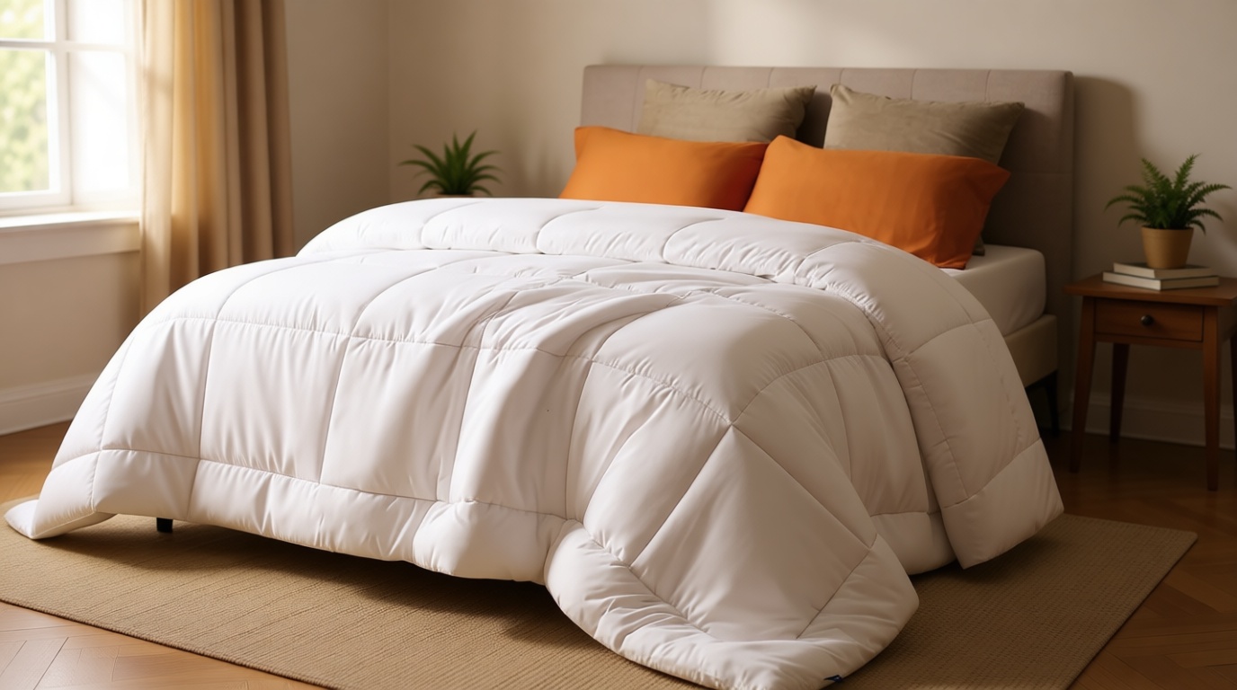Bedsure Comforter Duvet Insert - Quilted Comforters Queen Size, All Season Duvet, GentleSoft Down Alternative Bedding Blanket, with 8 Tabs, Gifts for Women/Men, White, Queen 88 x 88 Inches OEKO-TEX STANDARD 100
