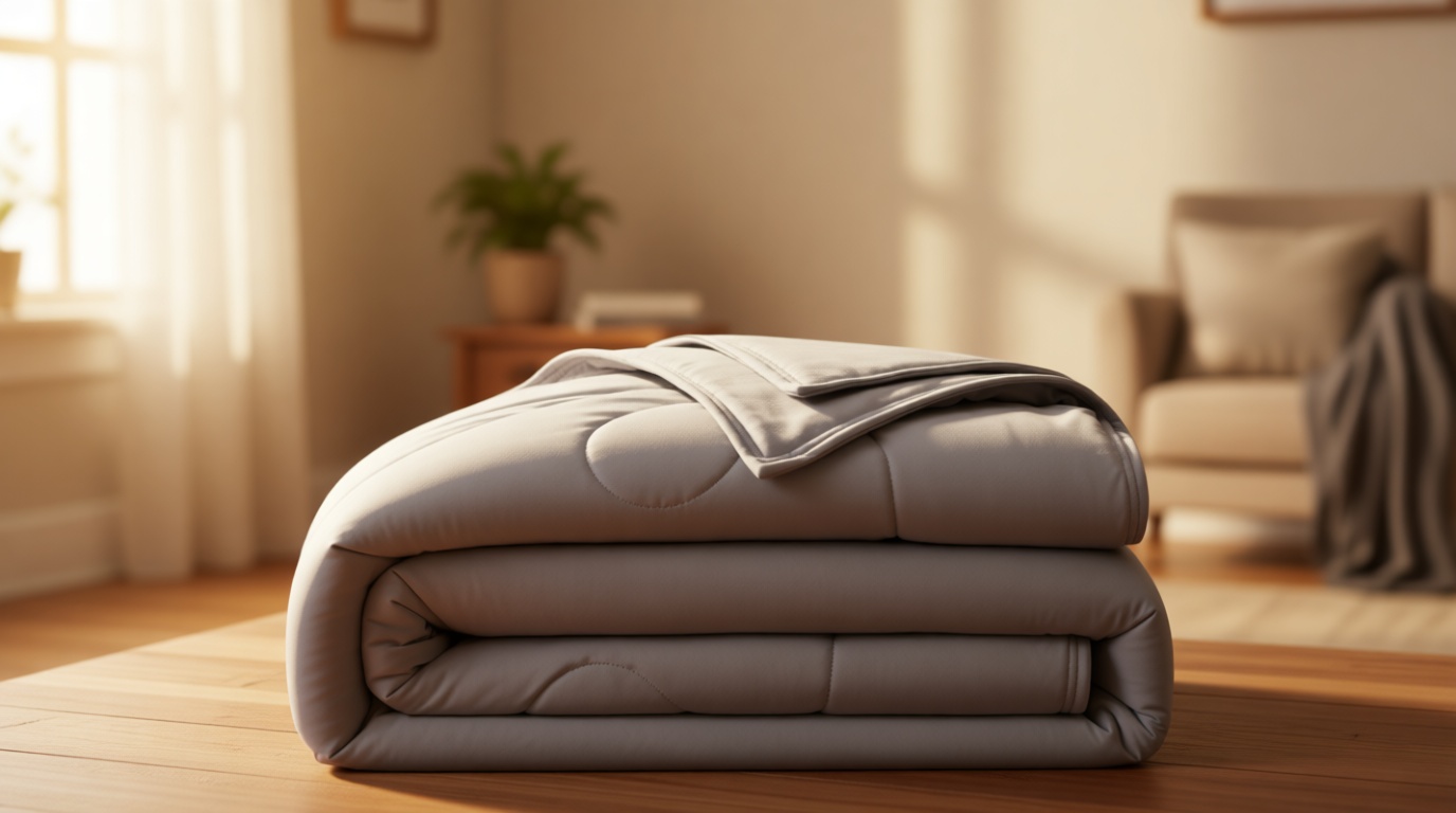 Breescape Cooling Comforter King Size - BlendTek Q-Max>0.46 Tech, Breathable Blanket for Hot Sleepers & Night Sweats Relief, Premium Lightweight Summer Bedding, 106x96 Inches, Misty Gray