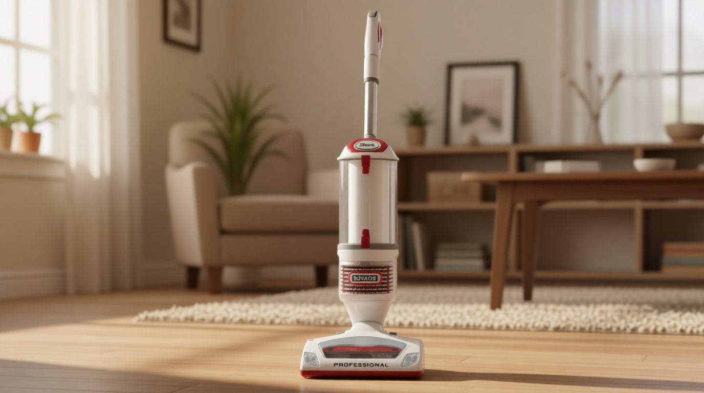 Shark NV501 Rotator Professional Lift-Away Upright Vacuum with HEPA Filter, Swivel Steering, LED Headlights, Wide Upholstery Tool, Dusting Brush & Crevice Tool, White/Red
