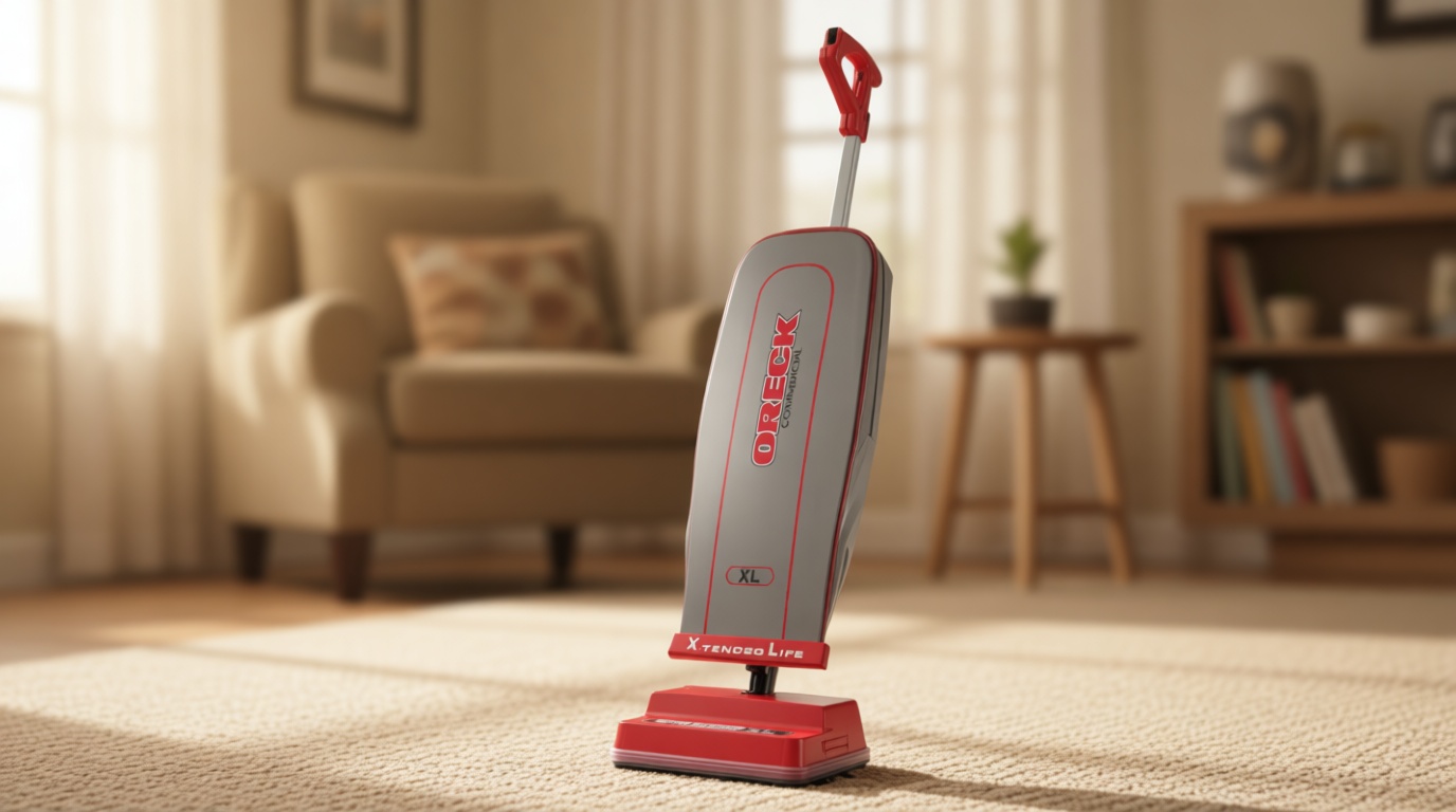 Oreck Commercial Professional Vacuum Cleaner, Bagged Upright Vac for Carpets and Hard Floor, Lightweight, High-Speed Double Helix Brush Roll, Powerful Vacuum Cleaners for Commercial Use