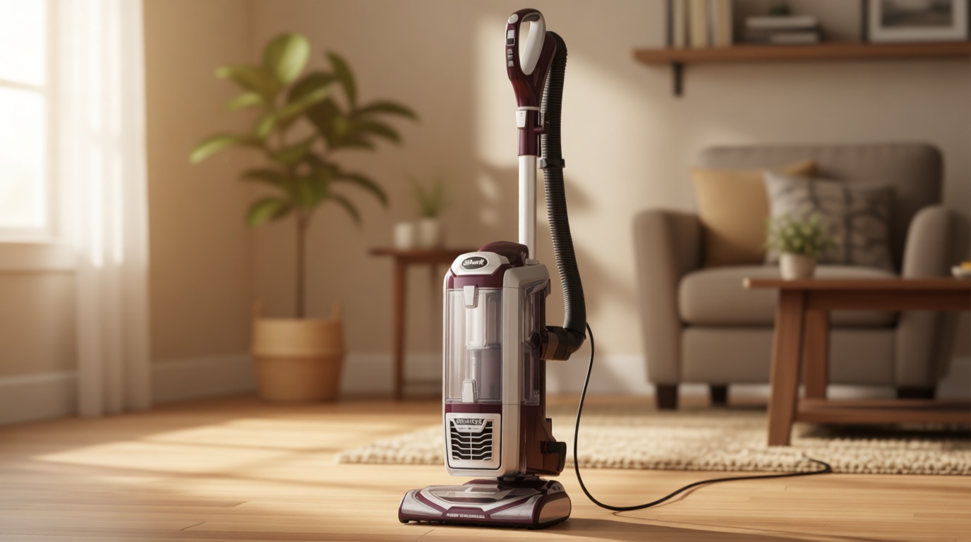 Shark NV752 Rotator Powered Lift-Away TruePet Upright Vacuum with HEPA Filter, Large Dust Cup Capacity, LED Headlights, Upholstery Tool, Perfect Pet Power Brush & Crevice Tool, Bordeaux