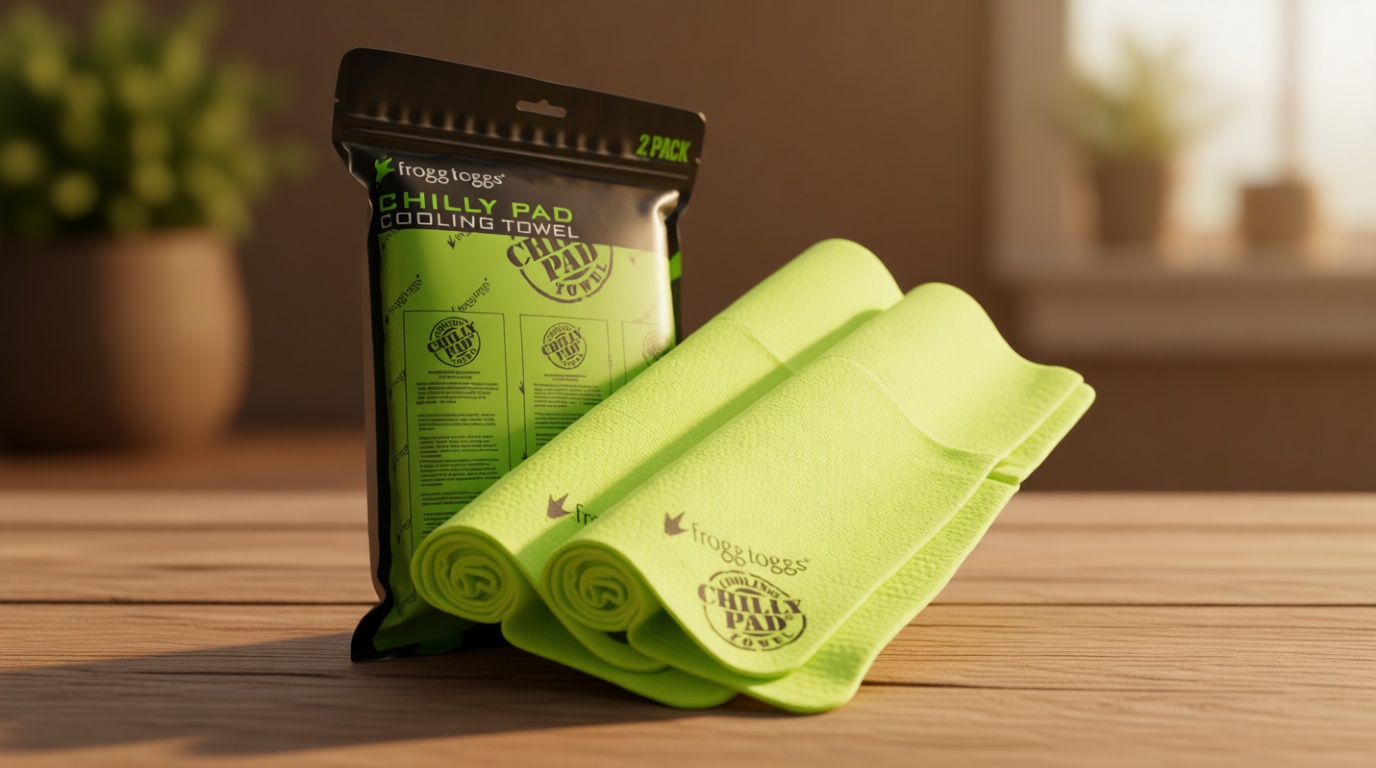 FROGG TOGGS Chilly Pad Cooling Towels, 2 Pack, 33" x 13"