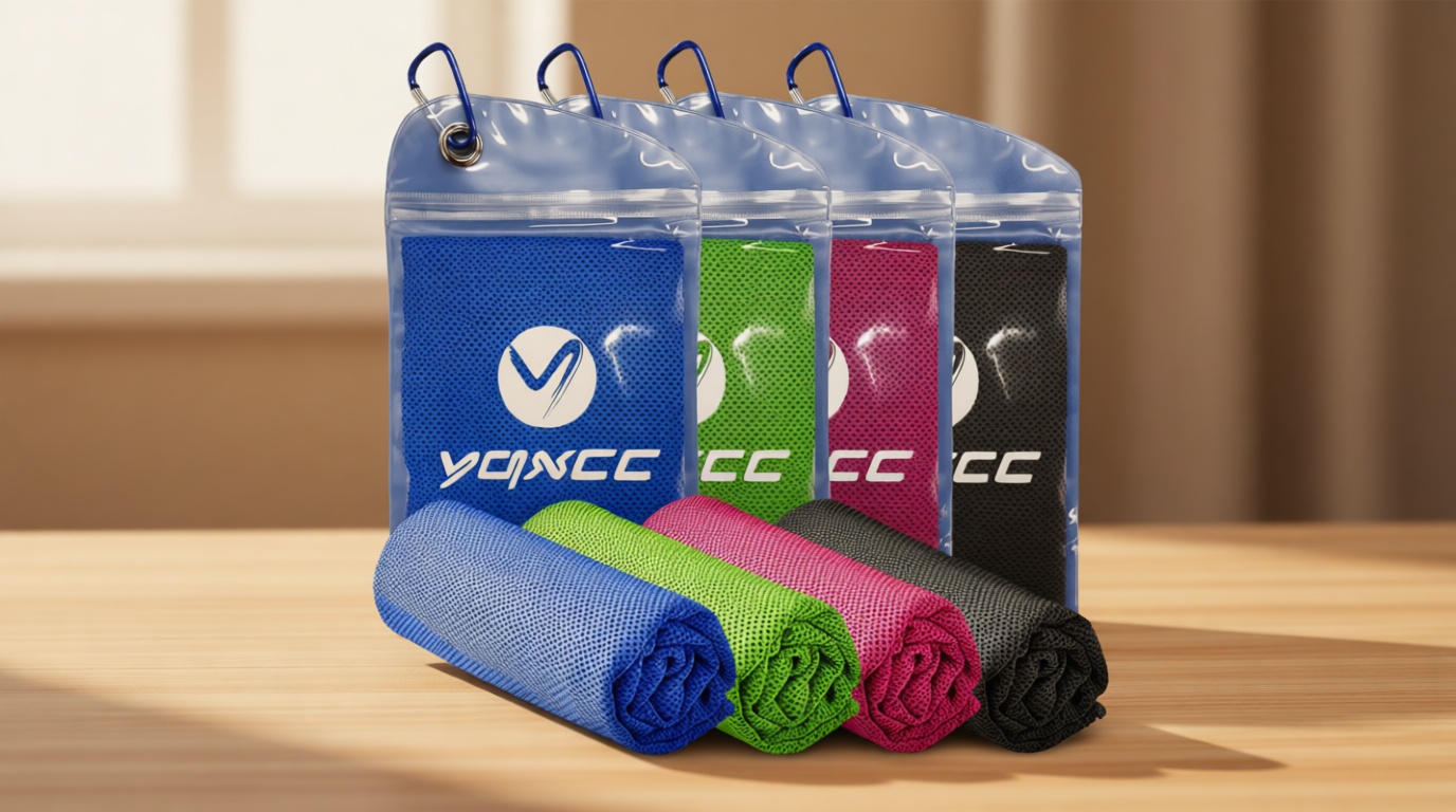 YQXCC Cooling Towels | 4 Pack 47"x12" | Ice Cool for Neck | Microfiber Soft Breathable Chilly | for Yoga, Sports, Golf, Gym, Camping, Running, Fitness, Workout & More Activities ClimeCo Certified
