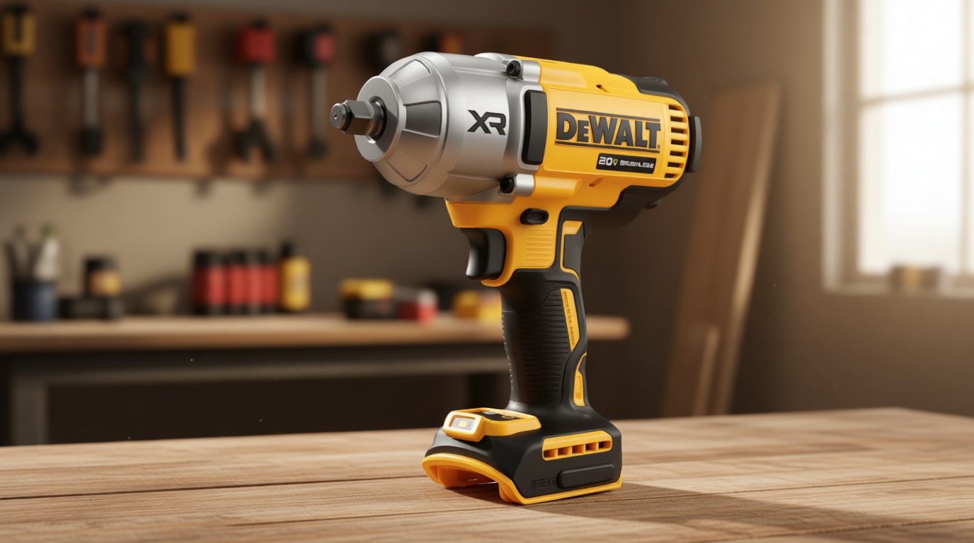 DEWALT 20V MAX Cordless Impact Wrench, 1/2 Impact Gun, 4-Speed High Torque with Hog Ring Anvil and LED Light, Brushless Motor, Precision Wrench, Tool Only (DCF900B)