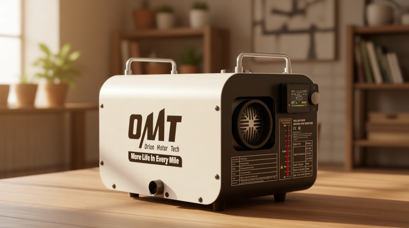Orion Motor Tech 5kW Diesel Heater, 12V 24V All in One Diesel Air Heater 1.3 Gal Tank with CO Alarm Auto Shutoff Compatible with Car Truck RV Camper Boat （Not an Engine Part）