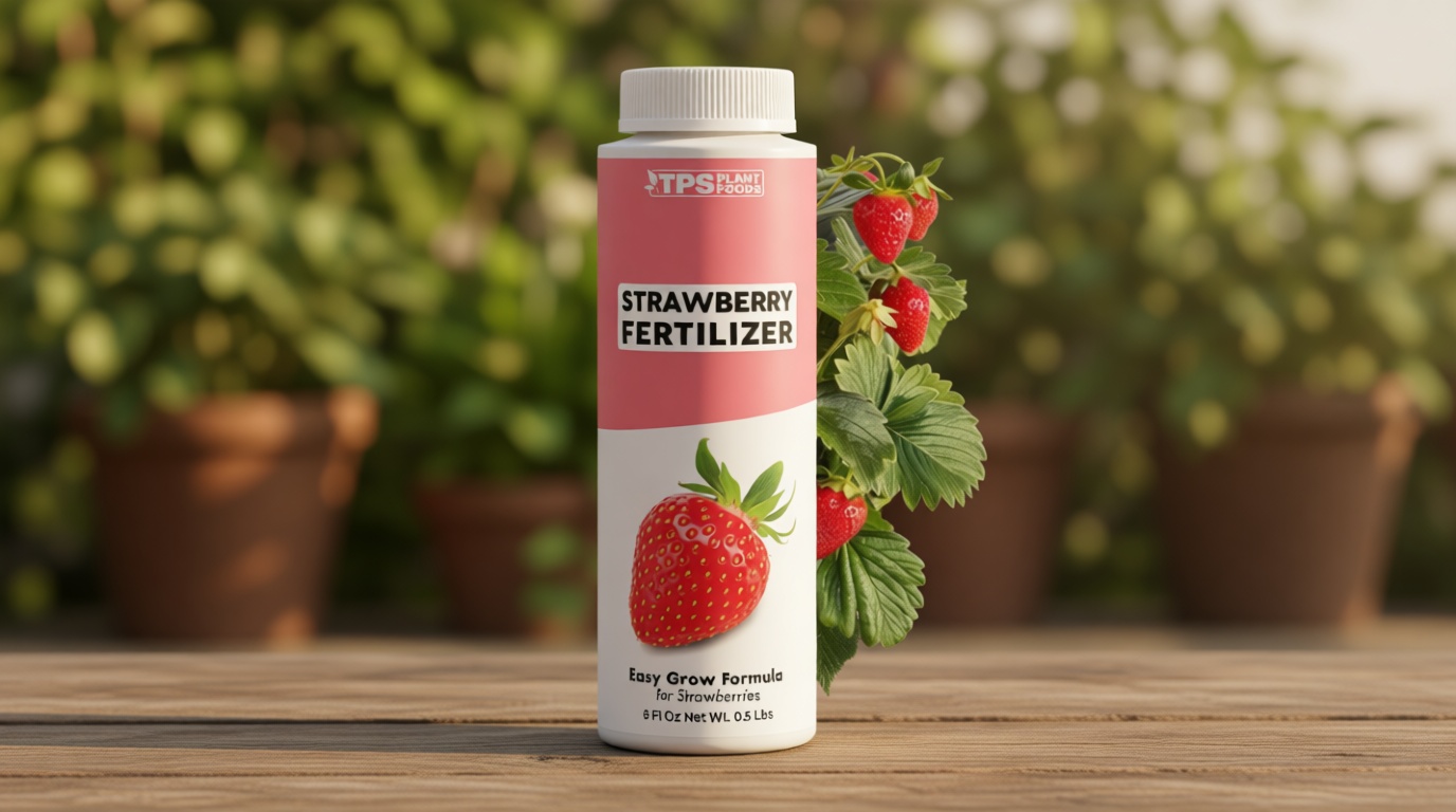 Strawberry Fertilizer – Liquid Plant Food for Better Flowering, Bigger Berries & Stronger Root Runners, 8 oz