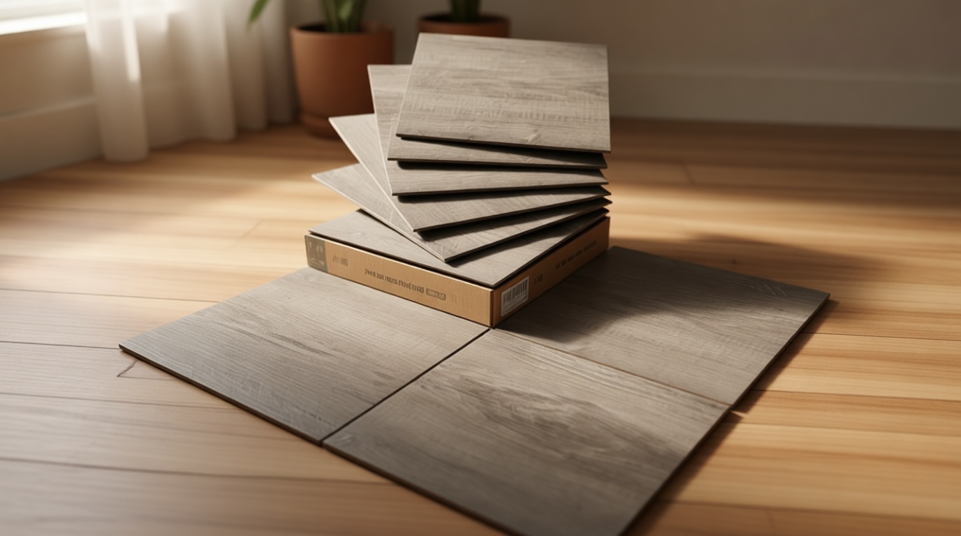 Art3d Peel and Stick Vinyl Floor Tiles 30-Pack 12 x 12 inch, Self Adhesive Waterproof Flooring Wood Planks for Kitchen, Dining Room, Bedrooms, Cover 30 Sq. Ft, Taupe Ash ClimatePartner certified