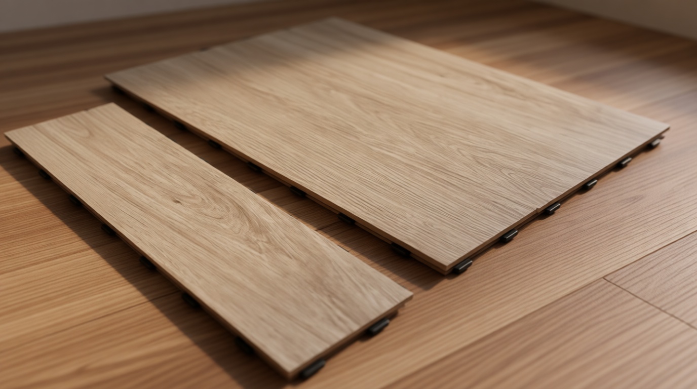 Art3d Interlocking Luxury Vinyl Flooring Tile, Wood Floor Plank for Kitchen Bathroom - Waterproof, Anti-Slip, Wear-Resistant, Reusable - 36 x 6 Inch, 18-Pack Cover 27 Sq. Ft ClimatePartner certified
